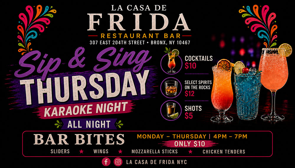 SIP  SING THURSDAY